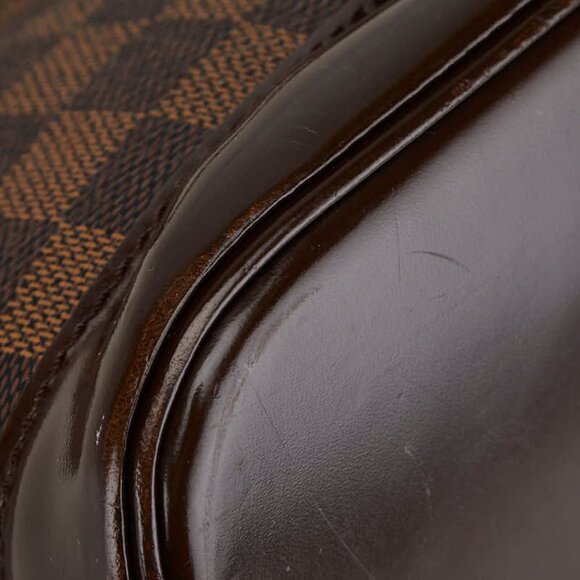 LOUIS VUITTON Brown Damier Leather Alma PM Bag - Picture 7 of 16